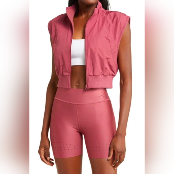 ALO Yoga Jackets & Blazers - Alo Yoga In Motion Vest Pink NO SIZE TAG Size XS Small